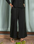 JACQUARD WIDE LEG TROUSER